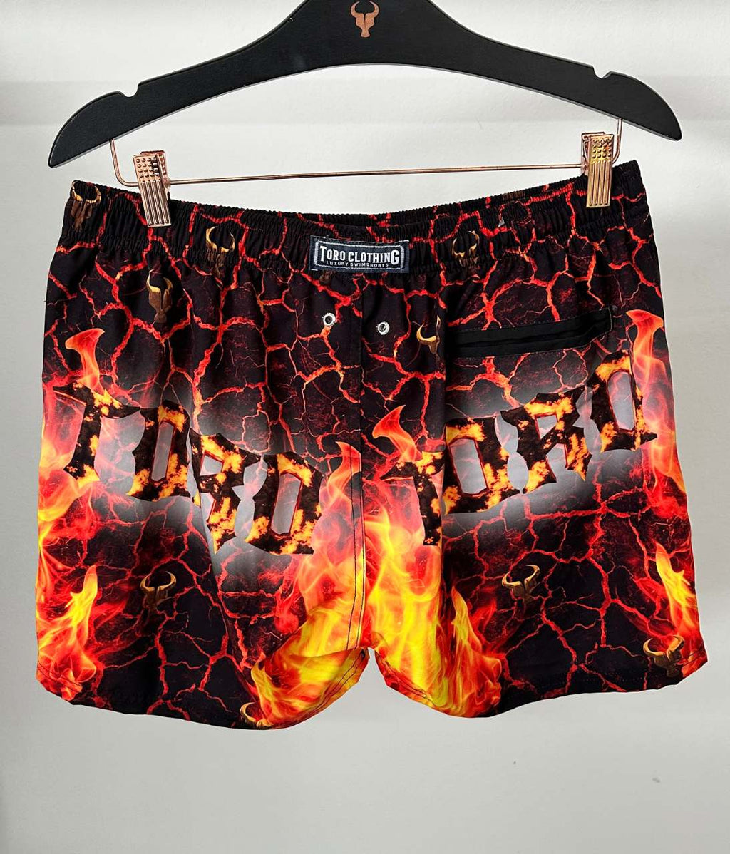 Short Toro Masculino Modelagem curta FIRE FLAME