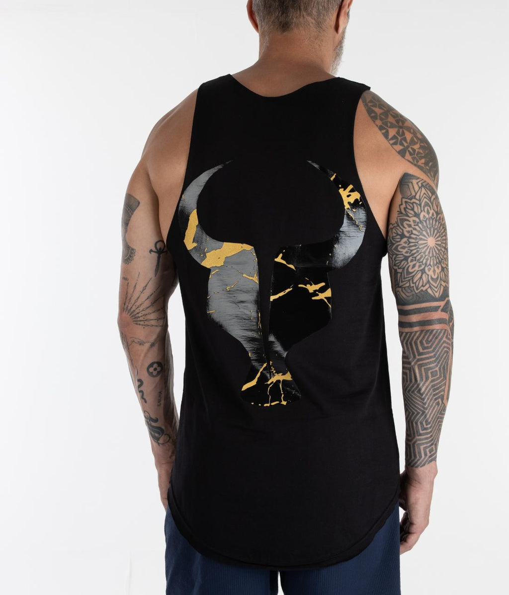 Regata Toro Black Marble Barra Arredondada