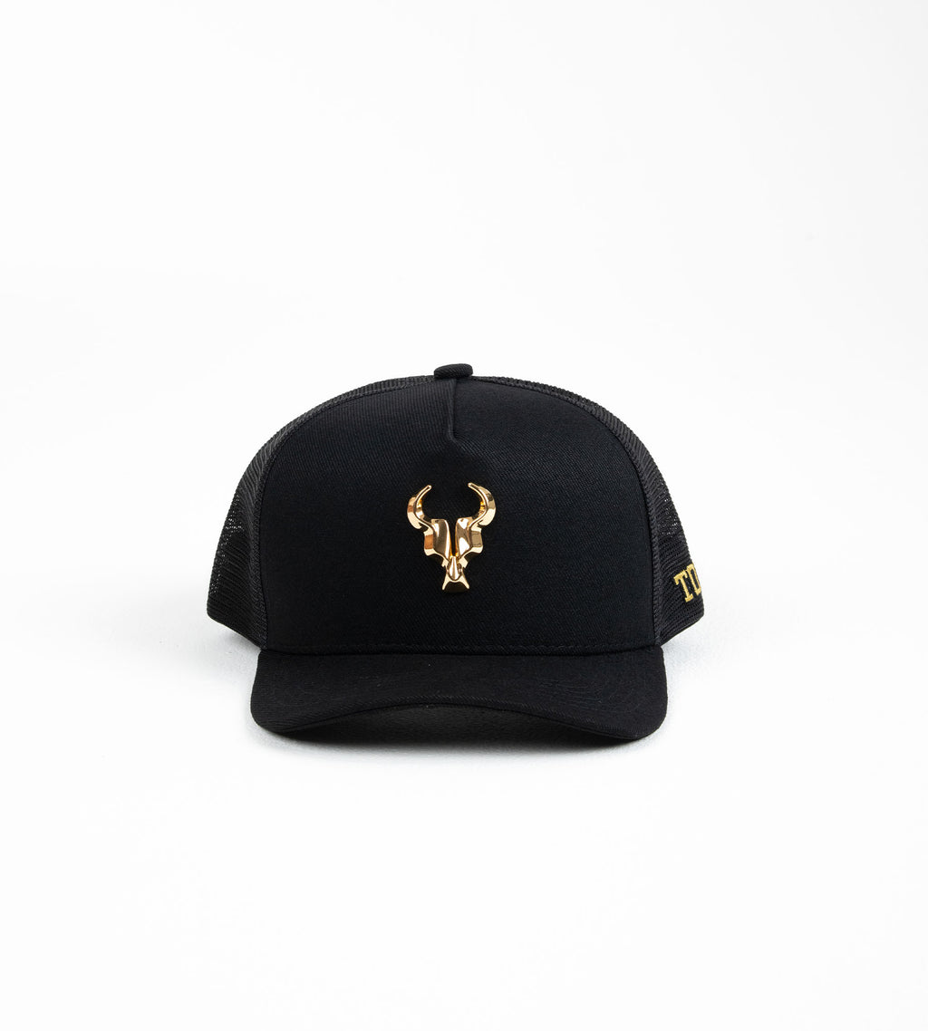 Boné Toro Preto Trucker Sp. Ed. Gold
