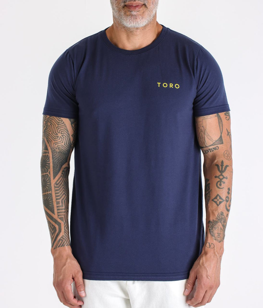 T-Shirt Toro Blue Grunge Yellow
