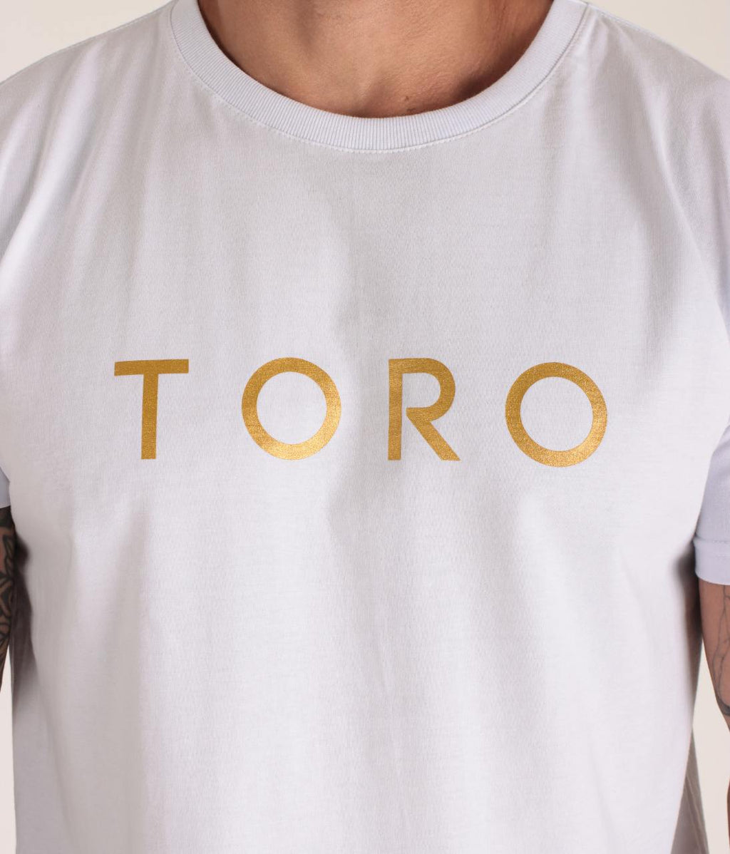 T-shirt Toro Branca Splash Gold