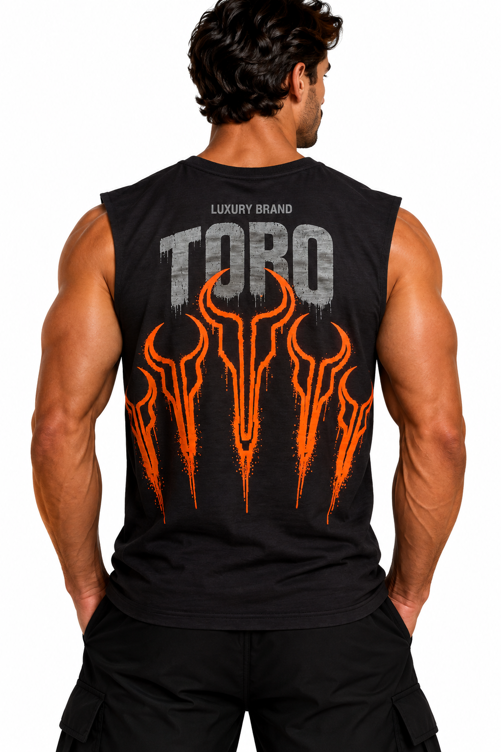 T-shirt S/M Toro Savage Bulls Orange