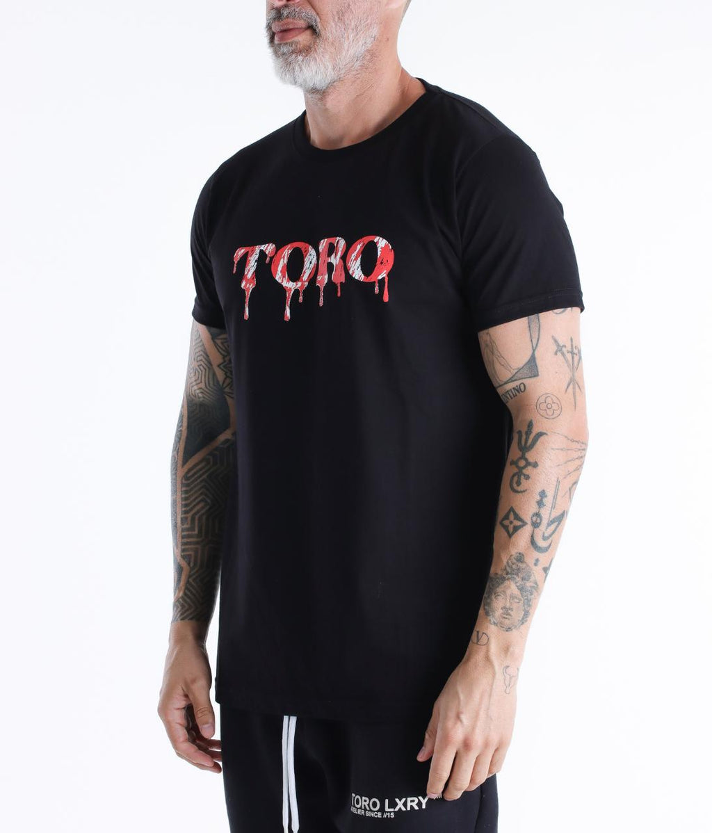 T-shirt Toro Wet Paint Black RED