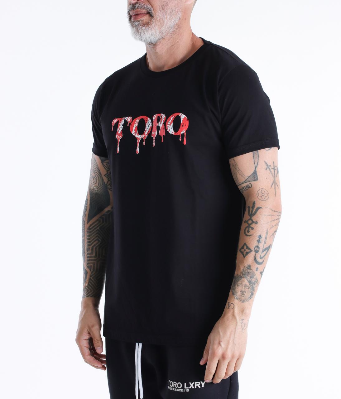 T-shirt Toro Wet Paint Black RED