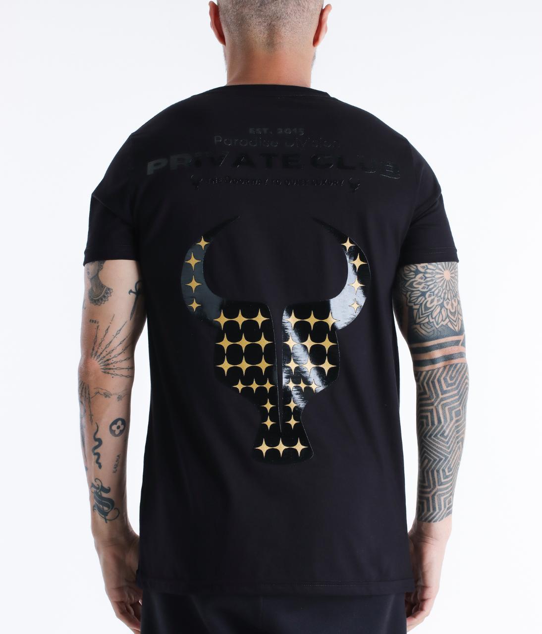 T-shirt Toro Private club Black GOLD