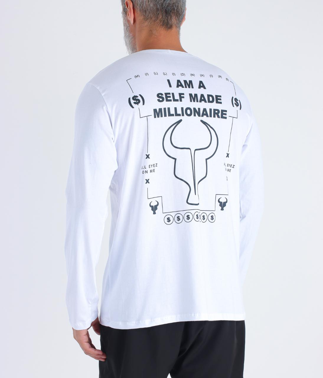 T-shirt M/L Toro ALL EYEZ ON ME fio egípcio White