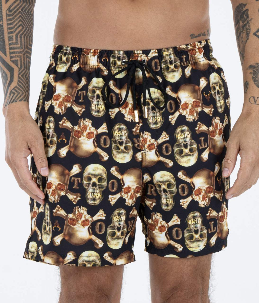 Short Toro Masculino GOLD SKULL
