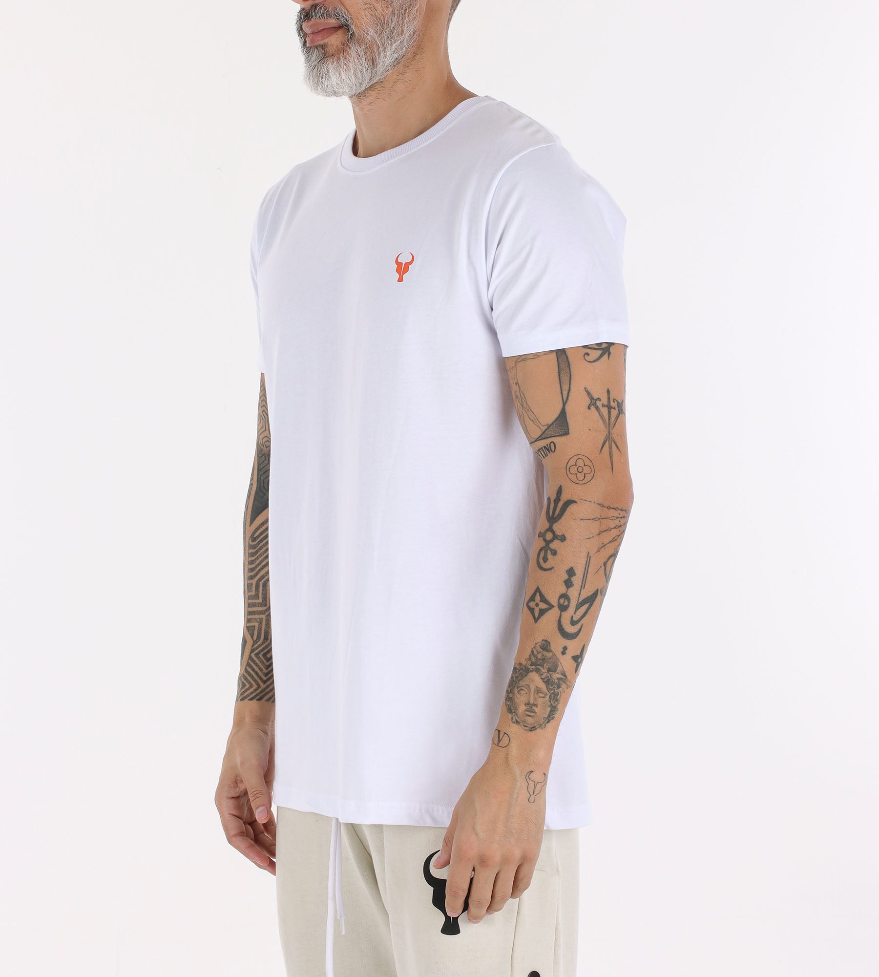 T-shirt Toro Spray Orange branca