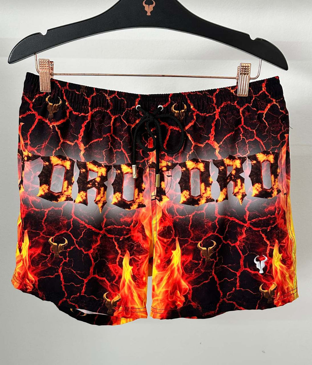 Short Toro Masculino Modelagem curta FIRE FLAME