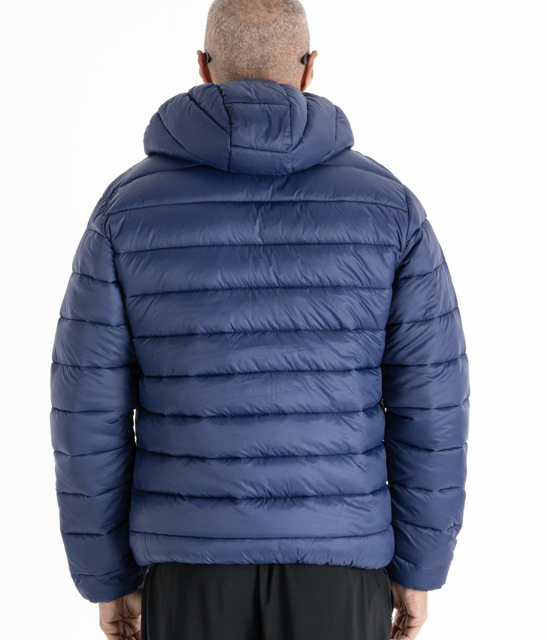 Jaqueta TORO Puffer Azul capuz destacável