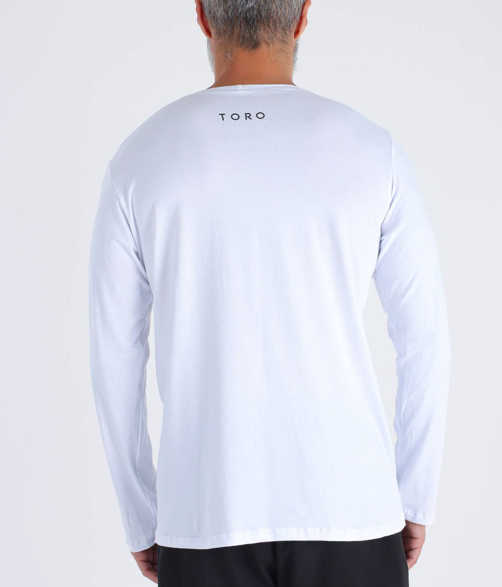 T-shirt M/L Toro Básica fio egípcio White