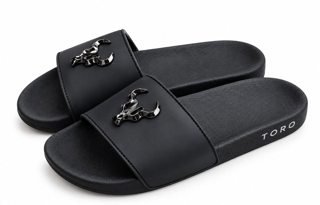 Chinelo Toro Slide Preto Hades Tira em Borracha