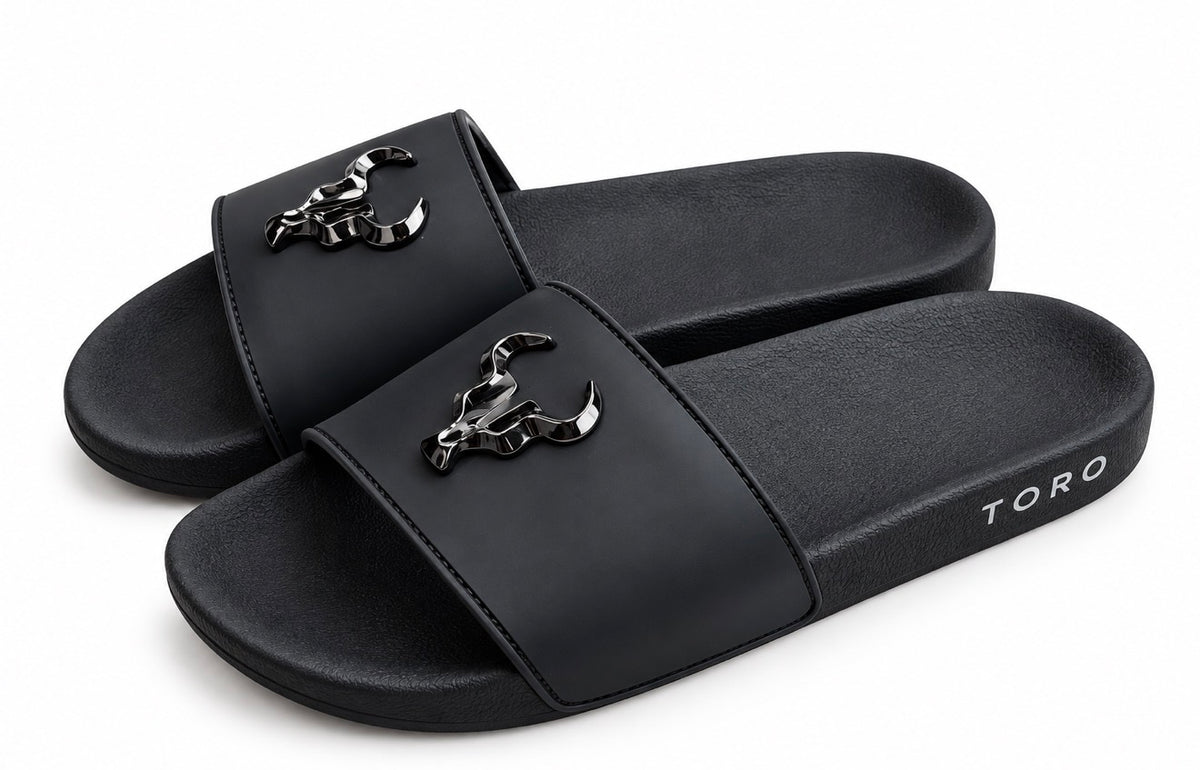 Chinelo Toro Slide Preto Hades Tira em Borracha