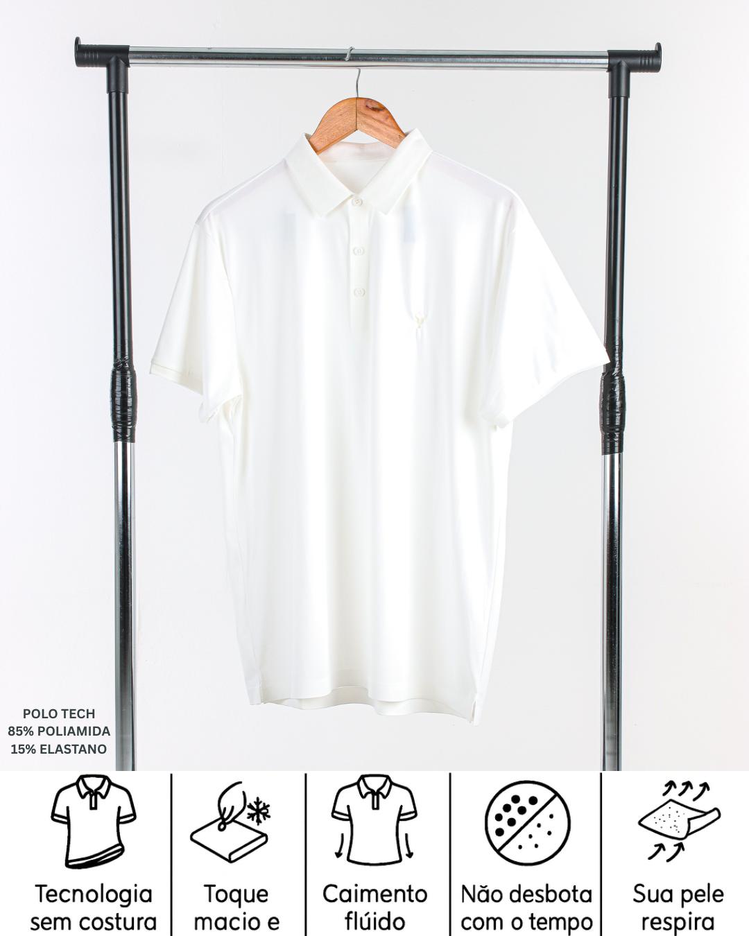 CAMISA POLO TORO TECH OFFWHITE POLIAMIDA