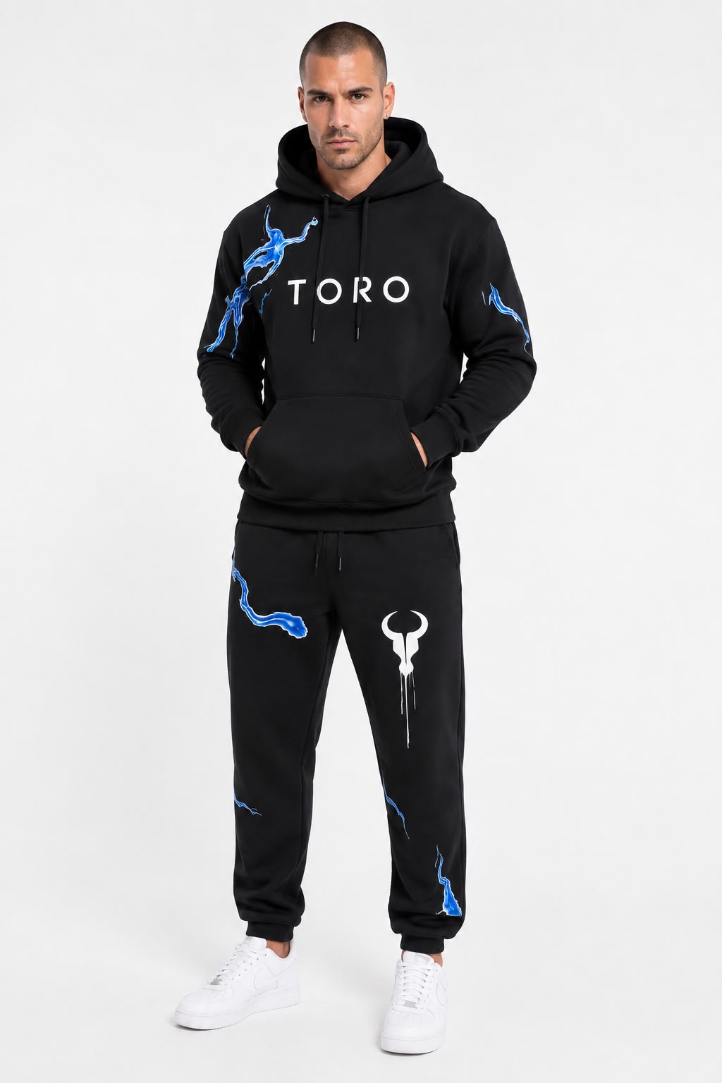 Moletom TORO Capuz Black Splash Raios
