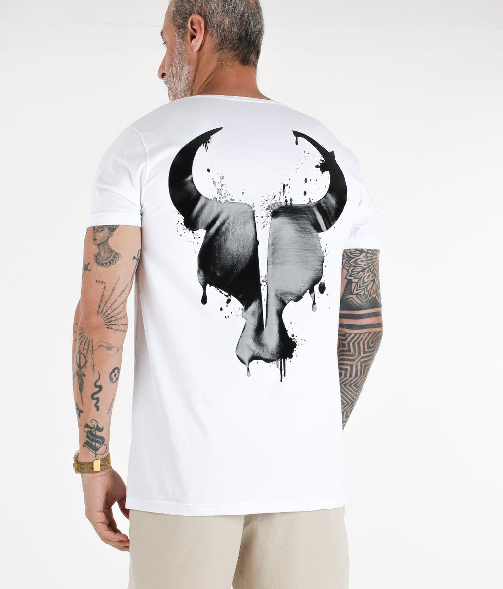 T-Shirt Toro Splash Fio Egípcio White