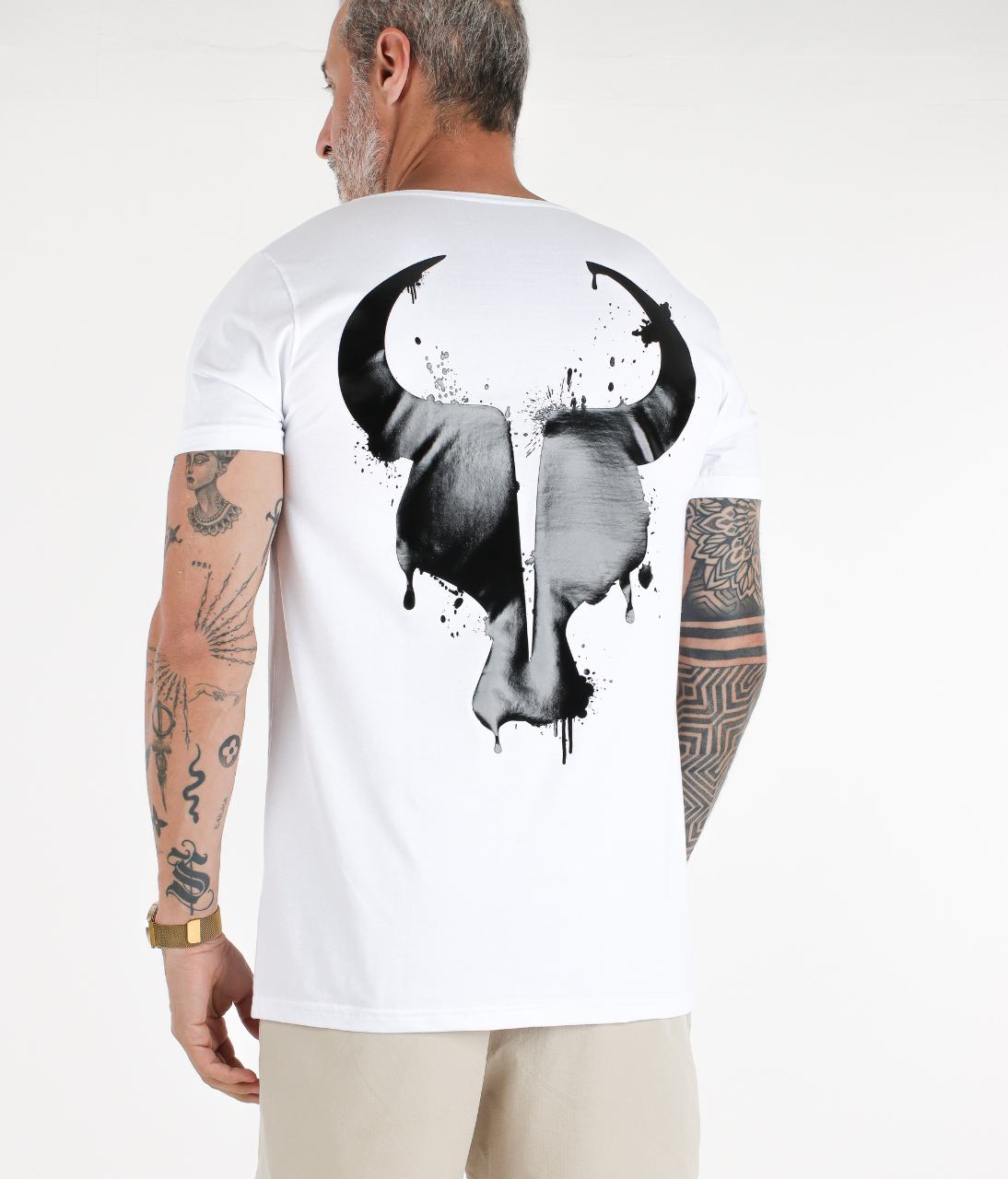 T-Shirt Toro Splash Fio Egípcio White