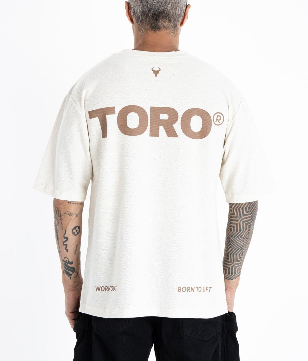 T-shirt Toro Clothing Over Born To Lift Areia
