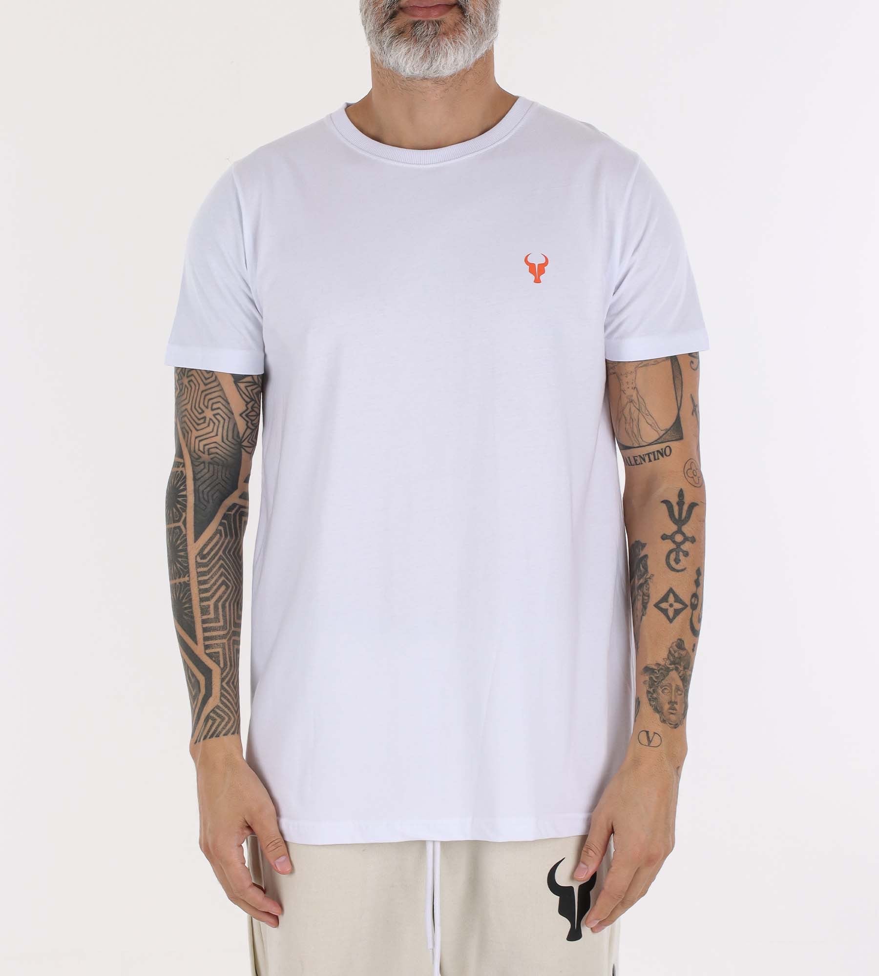 T-shirt Toro Spray Orange branca