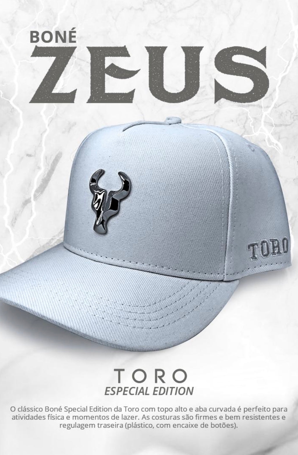 Boné Toro Branco Special Edition