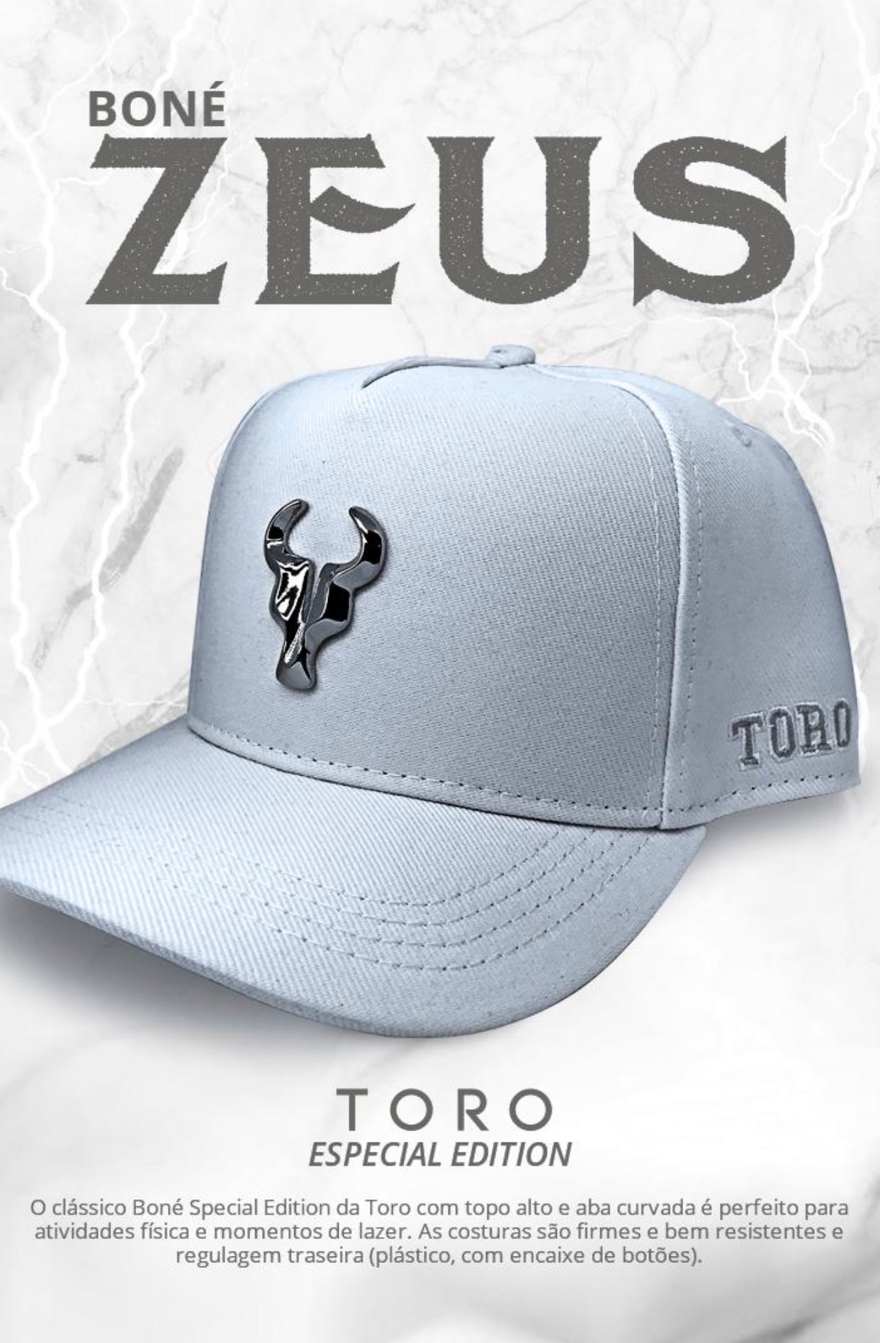 Boné Toro Branco Special Edition