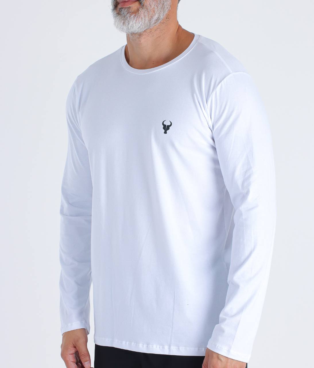 T-shirt M/L Toro Básica fio egípcio White