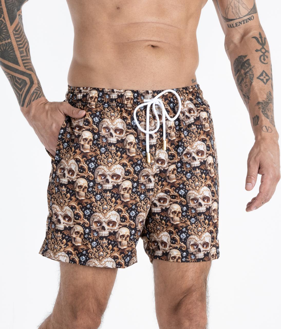 Short Toro Masculino BAROQUE SKULL