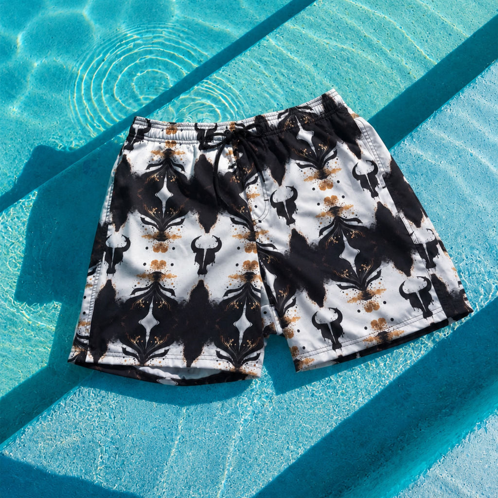 Short Toro Masculino Marble Noir