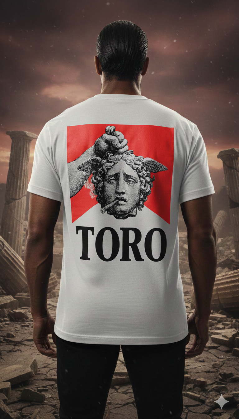 T-shirt Toro White High Medusa