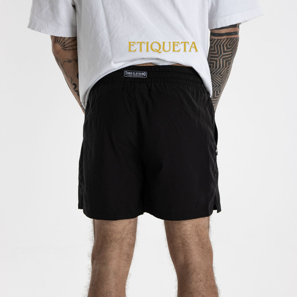 Short Toro Masculino HYBRID Black c/ forro e zíper