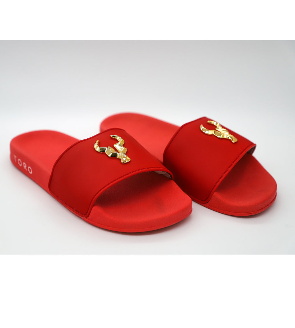 Chinelo Toro Slide Vermelho Ares