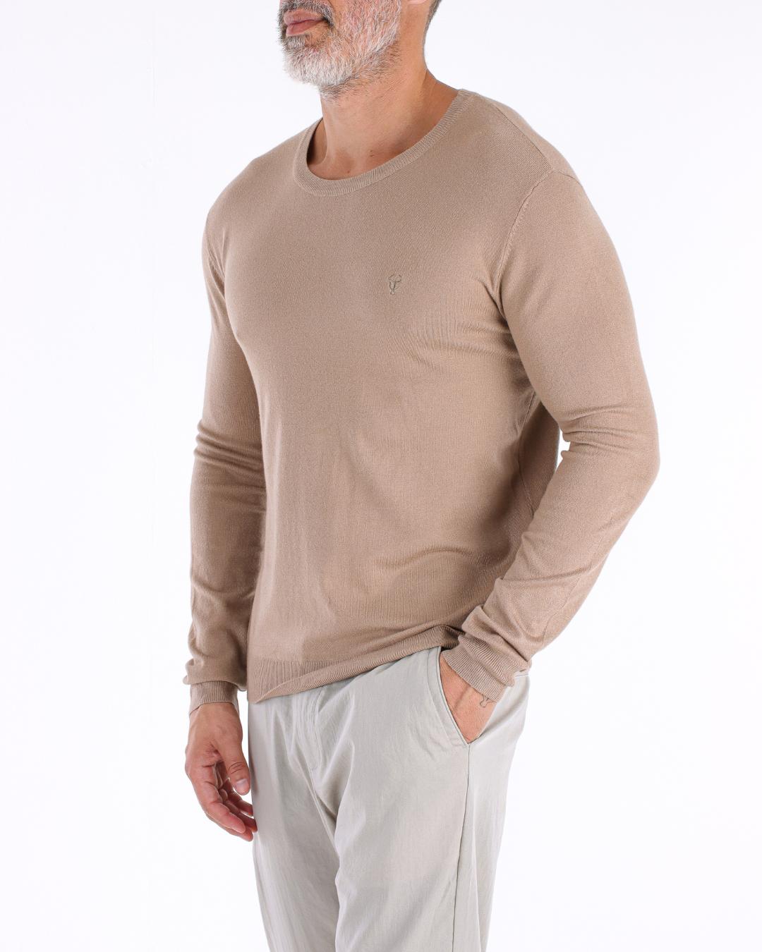 BLUSA TORO TOQUE DE CASHMERE BEGE