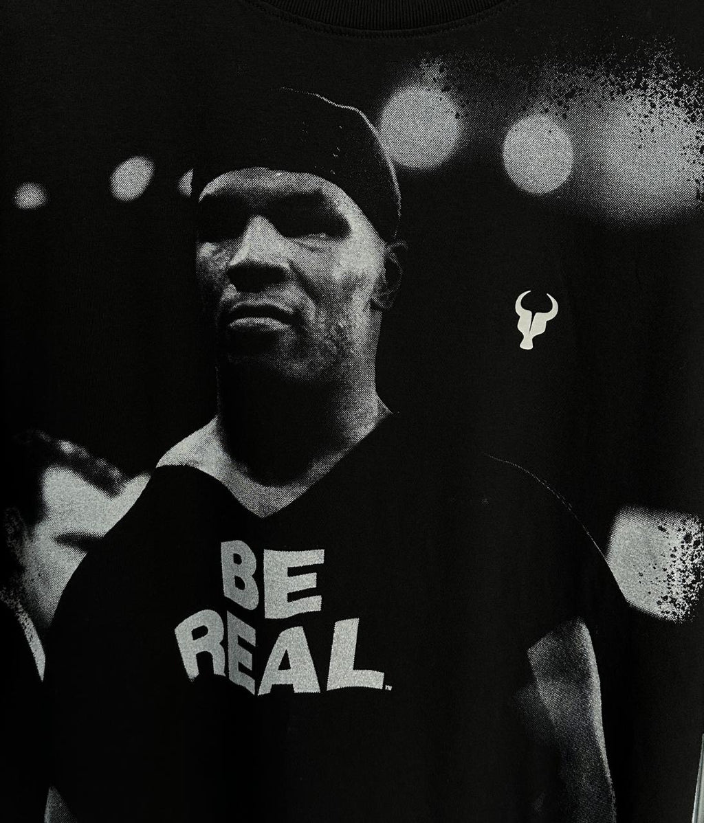 T-shirt Toro Over Tyson Be Real Preta
