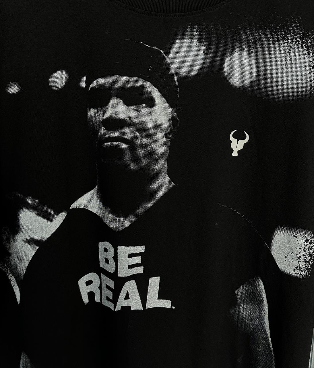 T-shirt Toro Over Tyson Be Real Preta