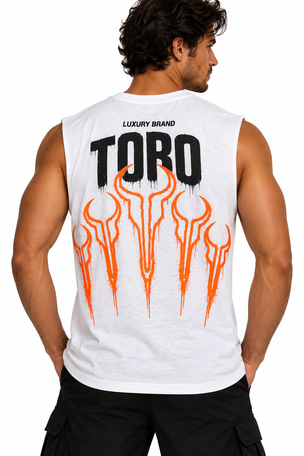 T-shirt S/M Toro Savage Bulls White