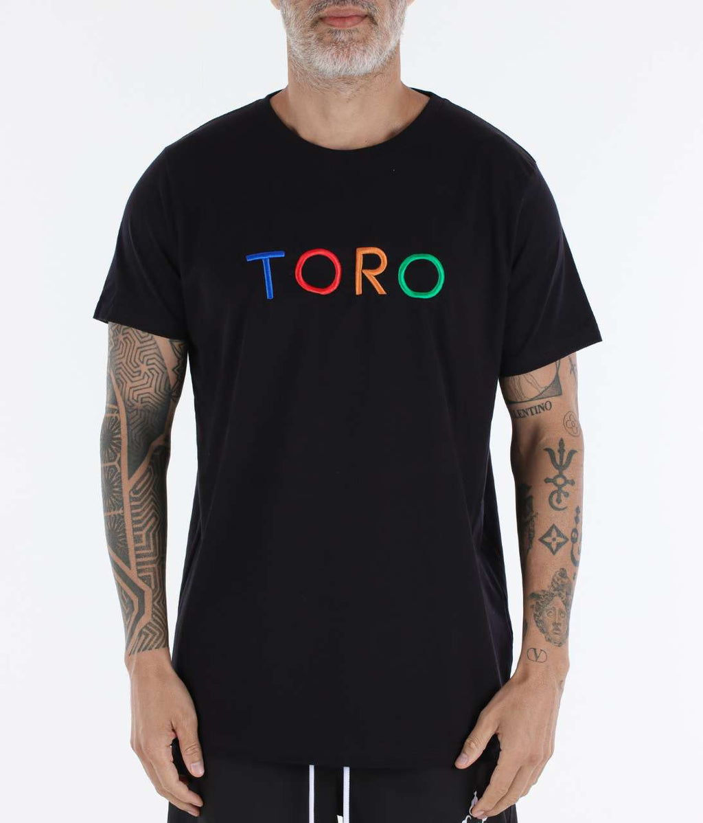 T-shirt Toro Black Bordada Collors