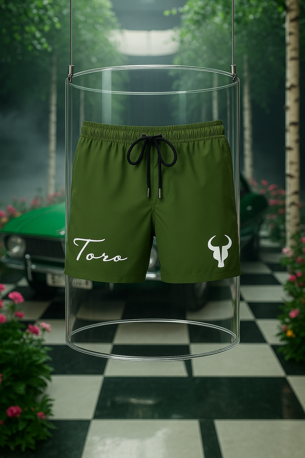 Short Toro Olive Signature