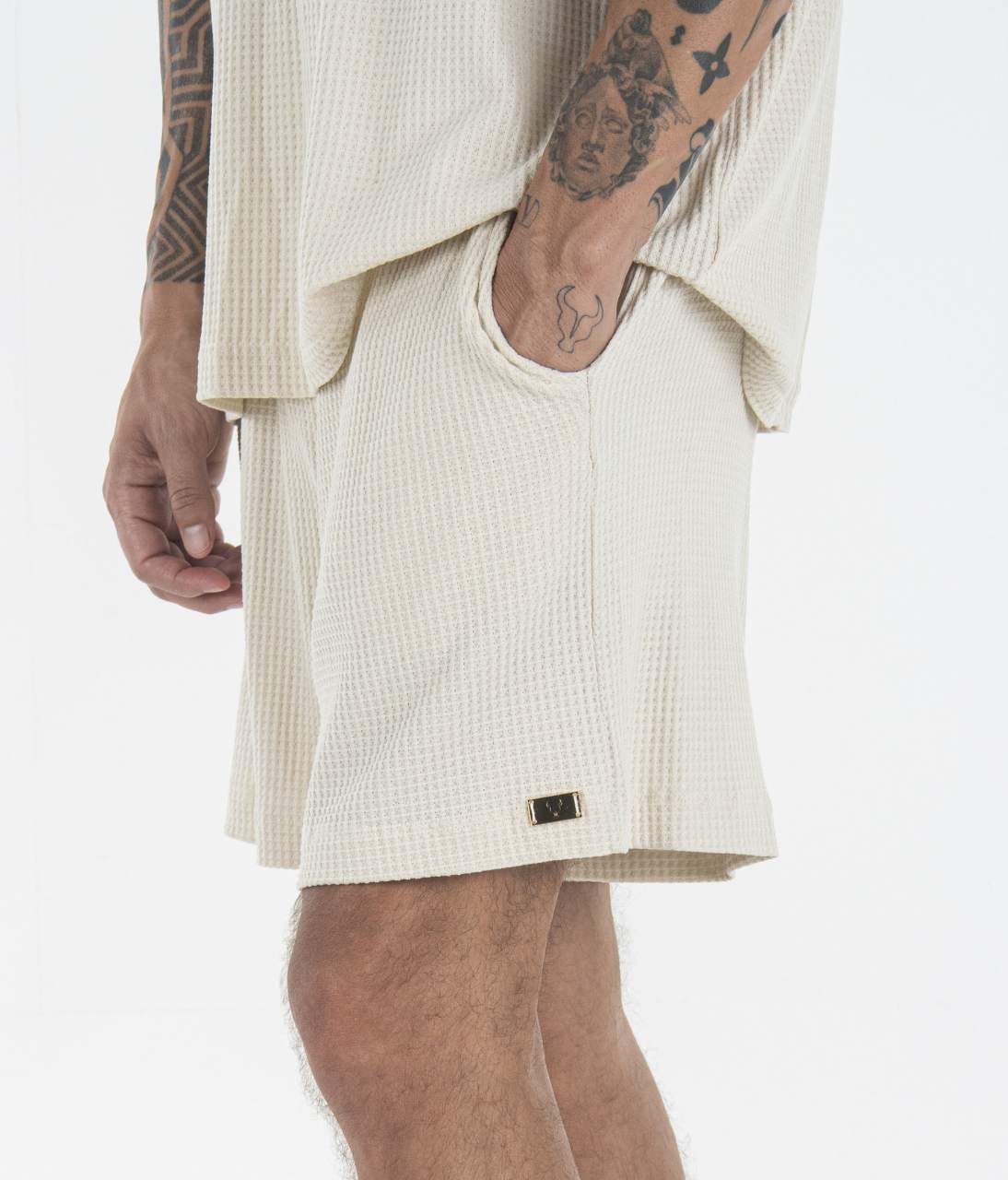 Short Toro Volare Areia em Viscose