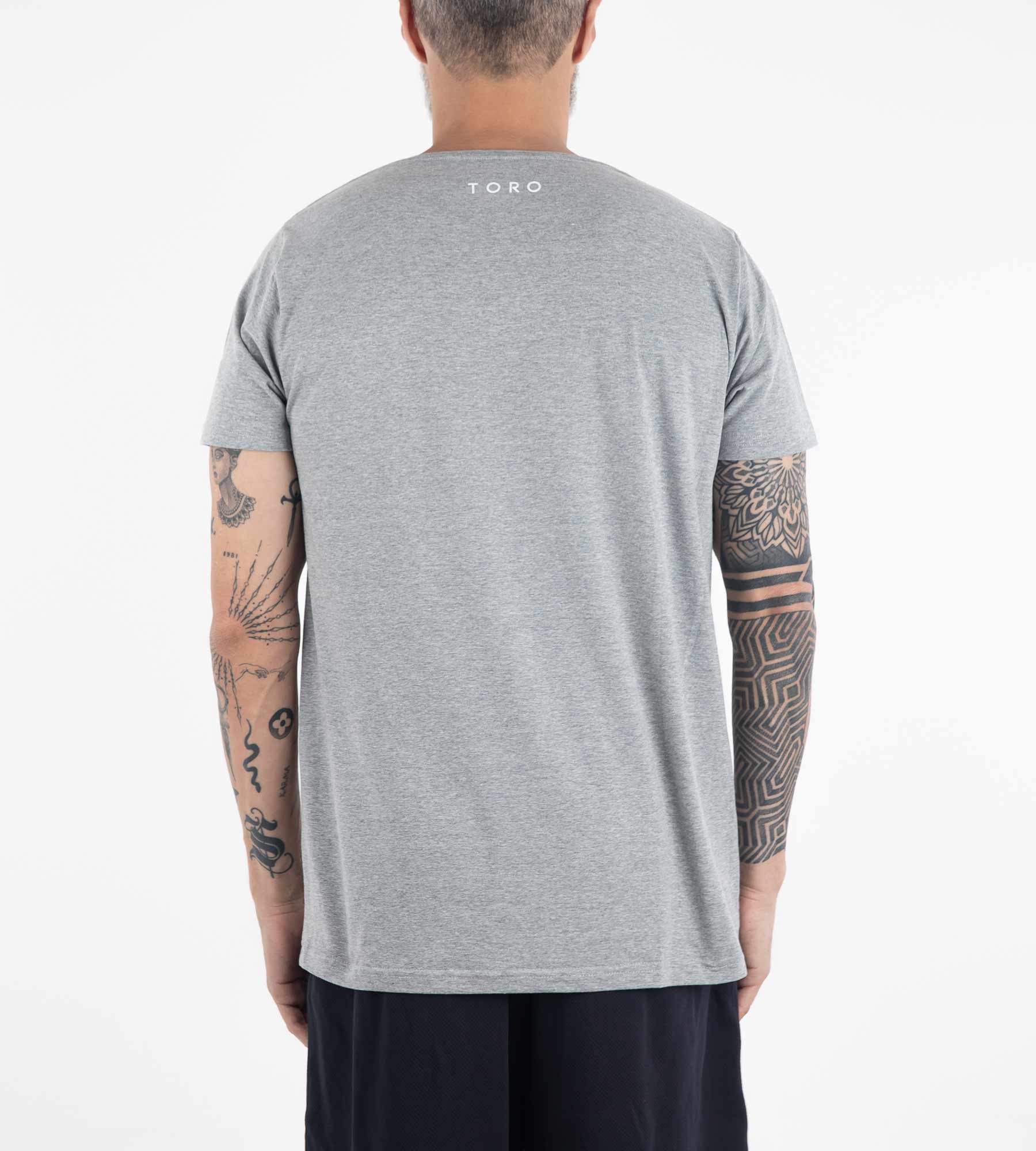 T-shirt Toro Fio egípcio gel mescla