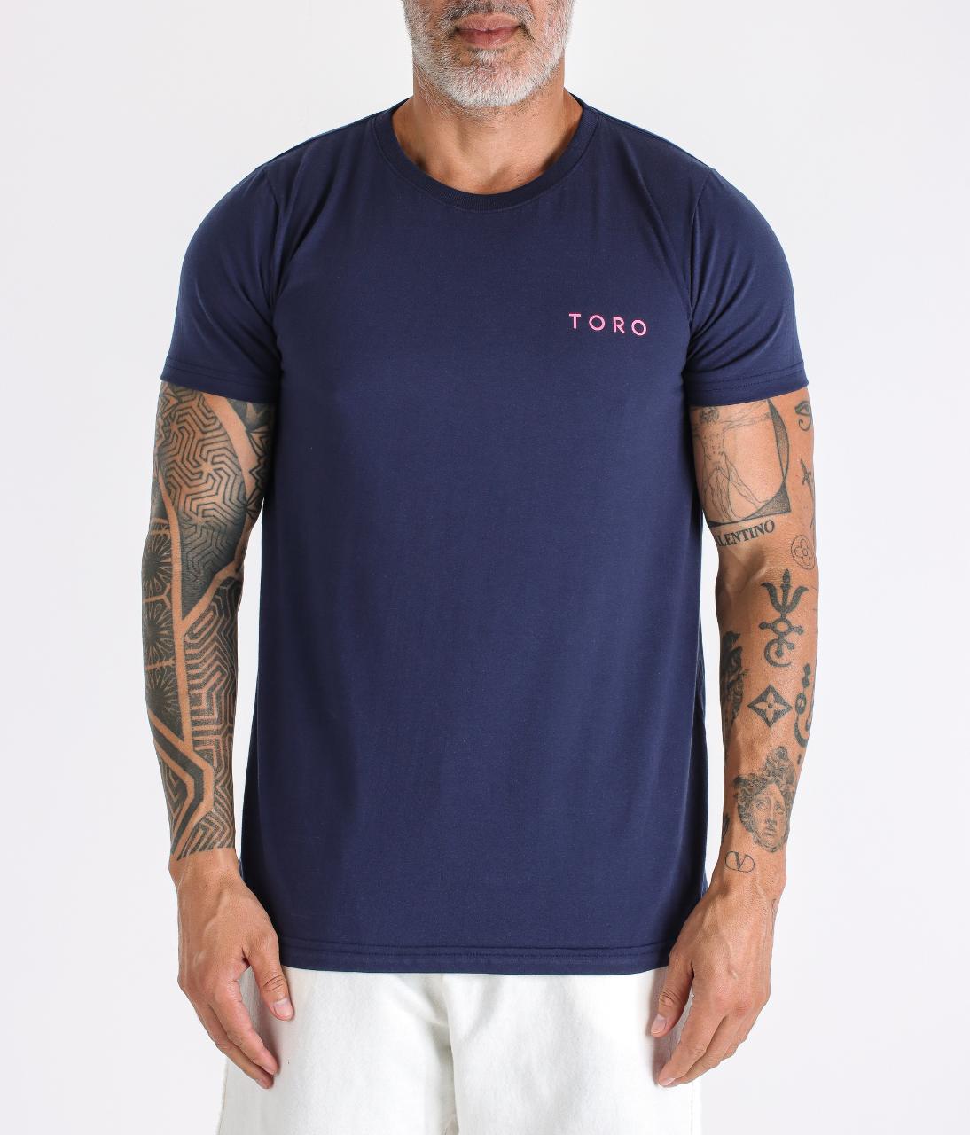 T-Shirt Toro Blue Grunge Pink