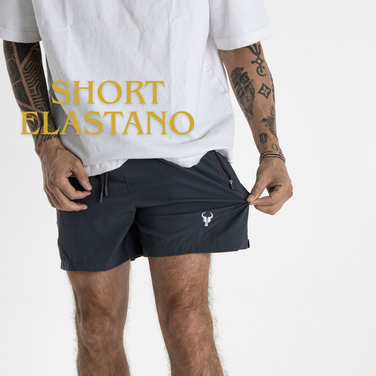 Short Toro Masculino HYBRID Chumbo c/ forro e zíper