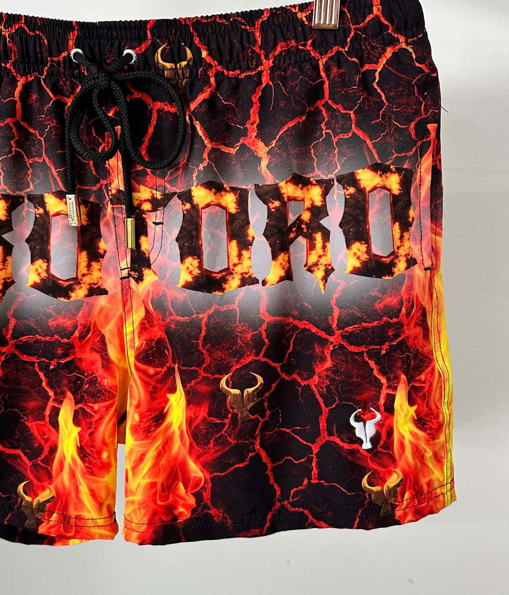 Short Toro Masculino Modelagem curta FIRE FLAME