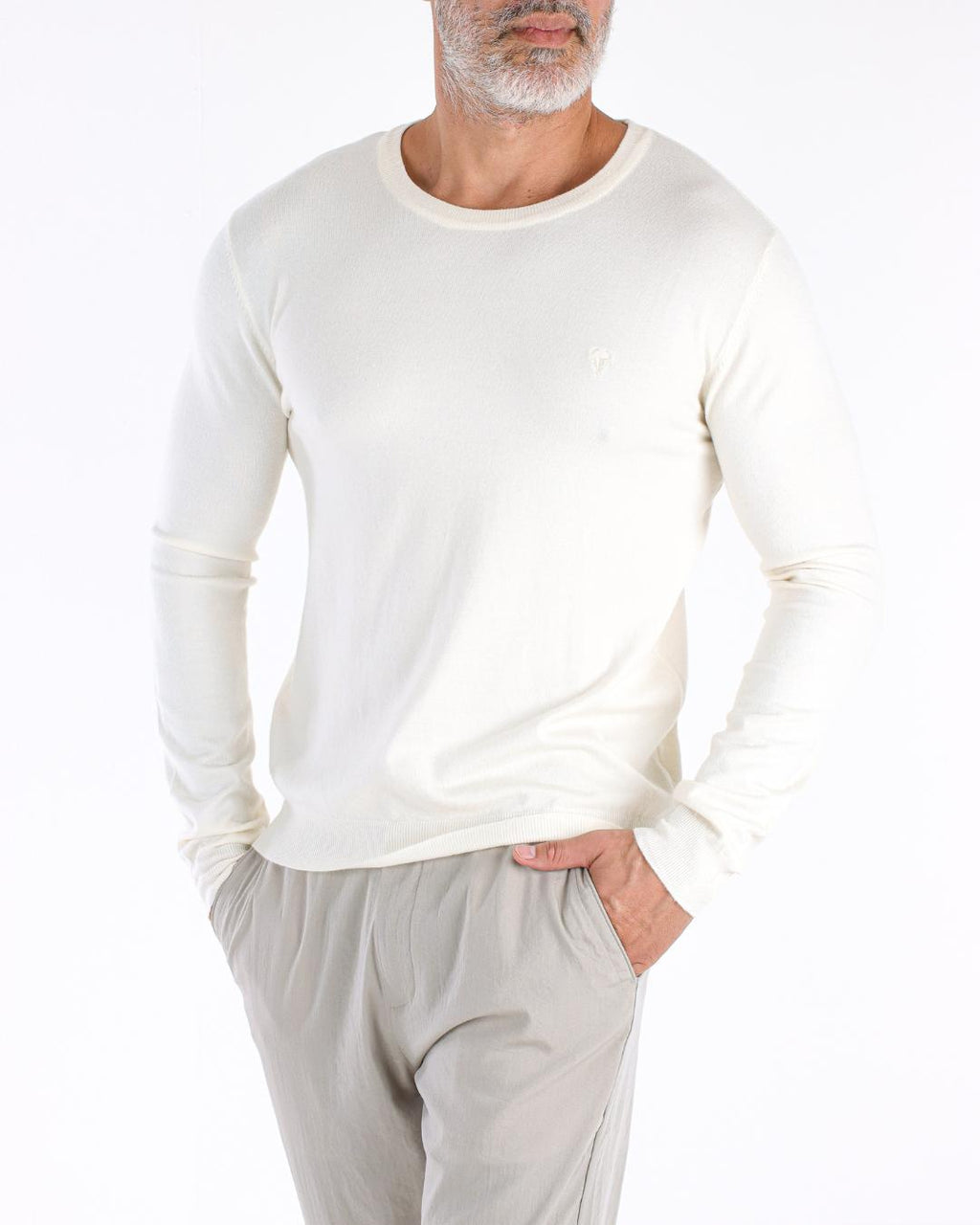 BLUSA TORO TOQUE DE CASHMERE OFF/WHITE
