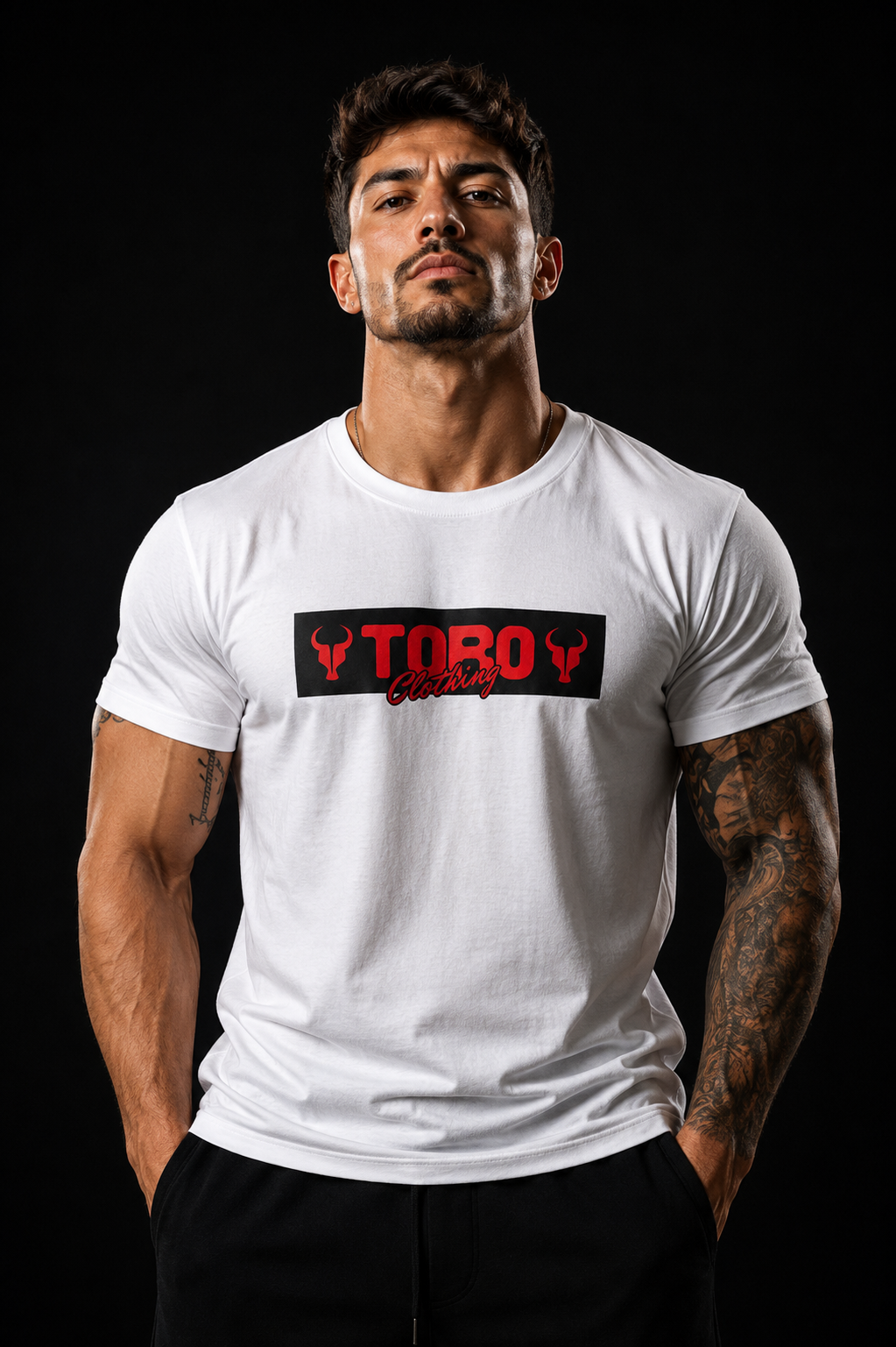 T-shirt Toro Double Logo white