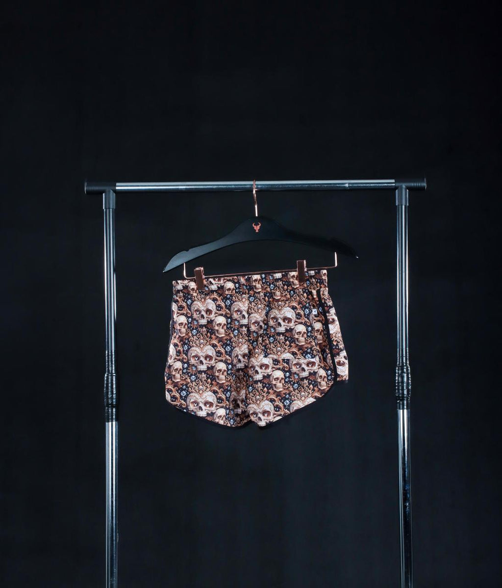 Short Toro Feminino Baroque Skull