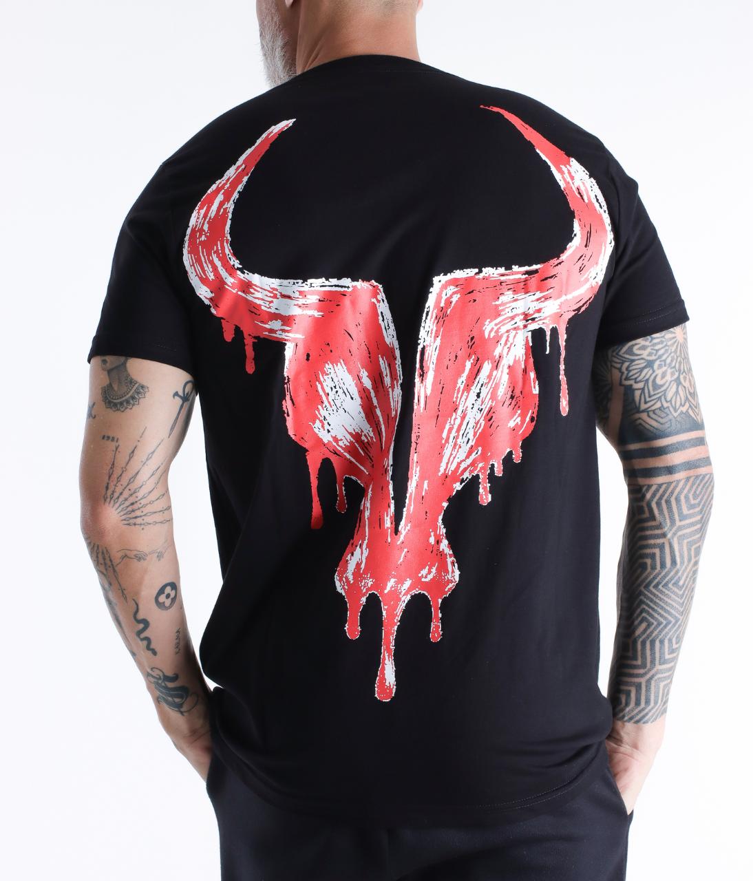 T-shirt Toro Wet Paint Black RED