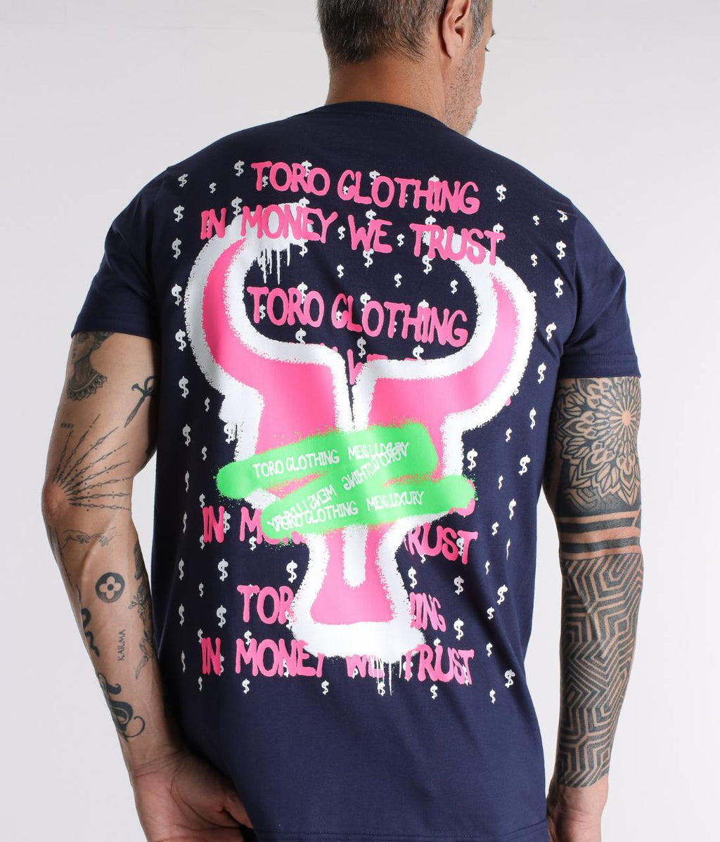 T-shirt Toro In Money We Trust Blue