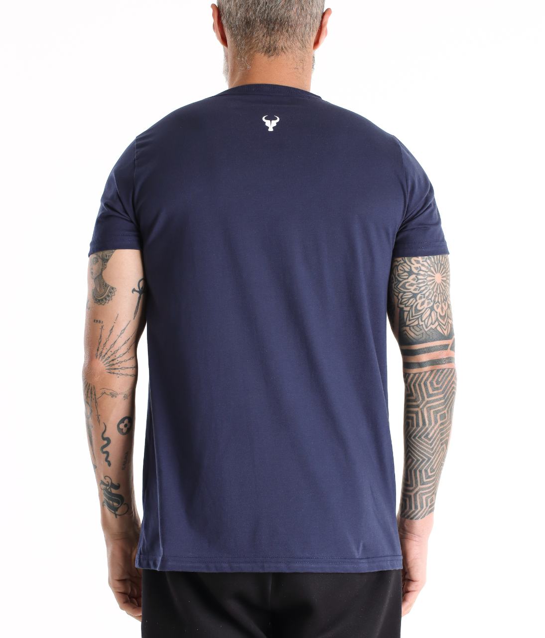 T-shirt Toro Pixel Logo Marinho