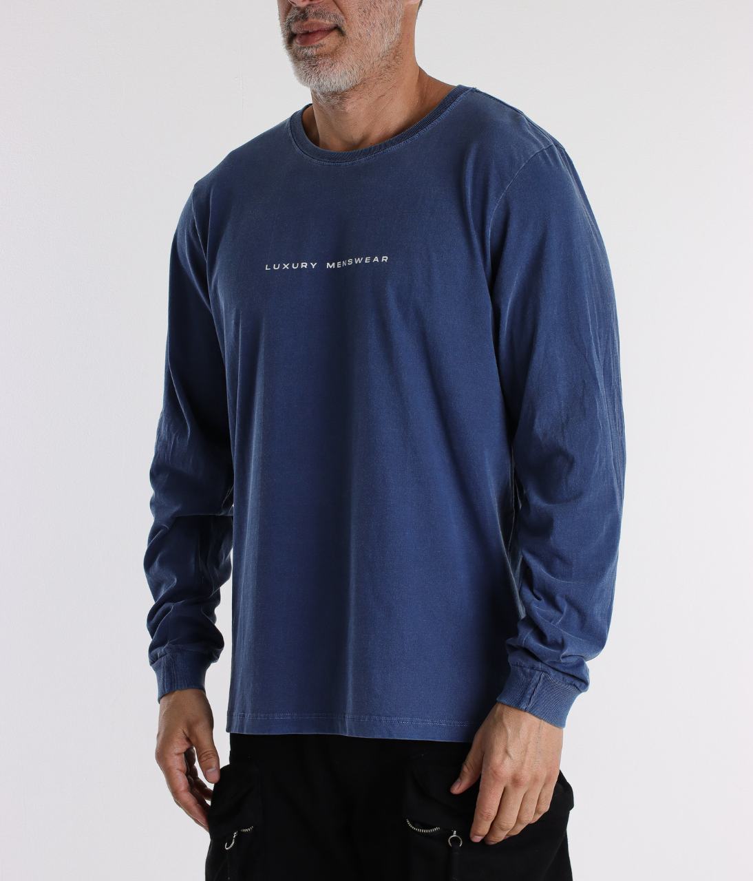 T-shirt Toro Stone M/L Luxury Menswear Blue