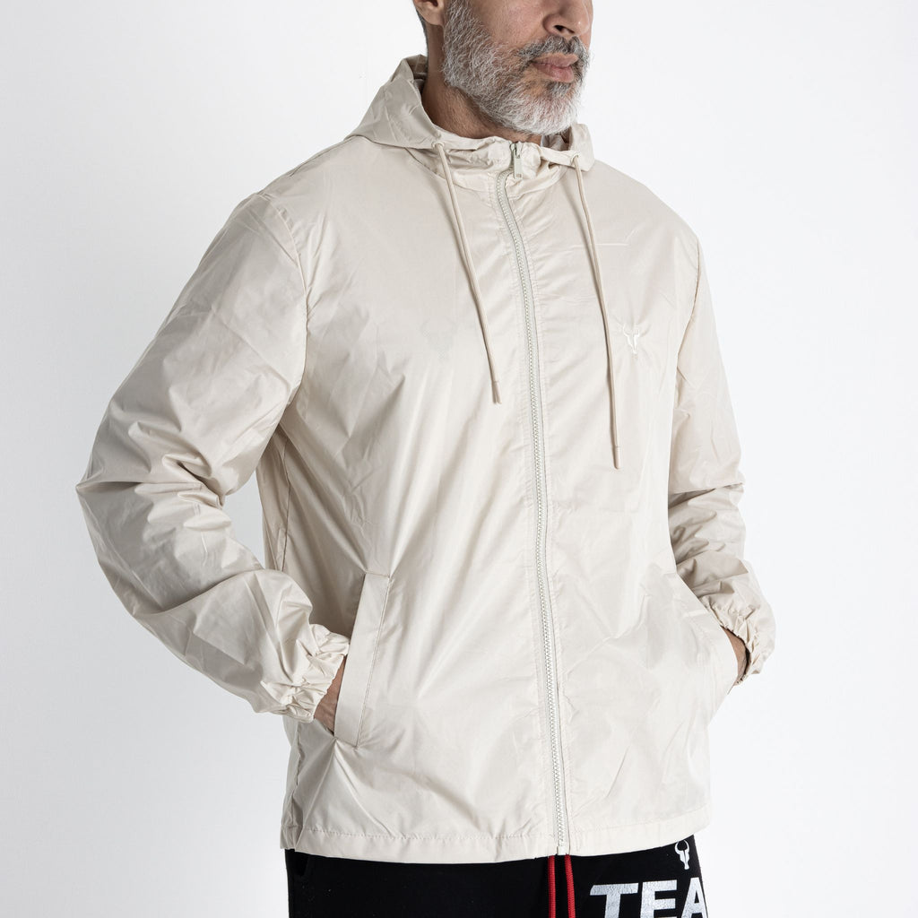 Jaqueta TORO Corta Vento impermeável Off White